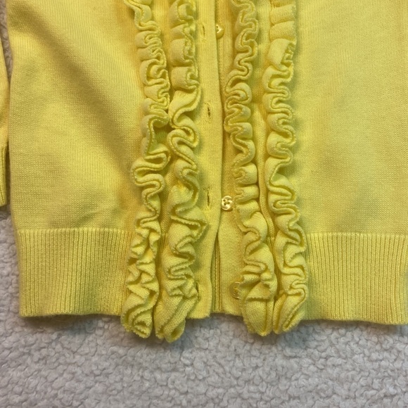 Cherokee Spring/Summer/Easter Sweater & Skirt Bundle Yellow 24 Months EUC - Picture 8 of 11